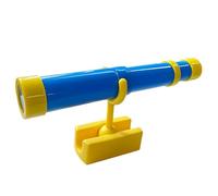 Télescope Pliable en Plastique pour Enfants, Tour de Jeu monoculaire Bleu Ciel pour Enfants, Jouet réglable pour Les Aventures en Plein air et sur Terrain de Jeu