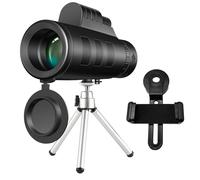 Télescope Portable 40x60 HD, monoculaire à Vision claire pour la chasse en plein air, avec support pour SmartPhone, accessoires de Camping