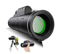 Télescope Portable étanche Ipx7 Télescope Monoculaire pour Téléphone Portable 40x60 Haute Puissance avec Support pour Smartphone pour Regarder La Chasse Camping Randonnée