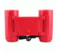 Télescope Portable Kid Jumelles Pliable Observation Extérieur Outil Haute Résolution Enfants Jumelles Rouge