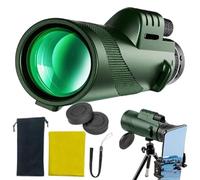 Télescope pour adulte, astronomie monoculaire - Télescope monoculaire pour smartphone, haute visibilité en plein air - Léger pour observation des oiseaux et astronomie des étoiles - Randonnée de