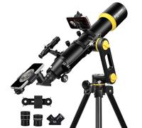 Télescope pour adultes, astronomie professionnelle, ouverture de 90 mm, télescope haute performance de 700 mm pour débutants et enfants avec réglage de précision, montage Vertisteel AZ