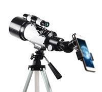 Télescope pour Adultes et Enfants débutants, Ouverture de 70 mm, télescope réfracteur astronomique de 400 mm, télescope à lentille à Prisme BAK4 pour l'astronomie avec Adaptateur pour Smartphone
