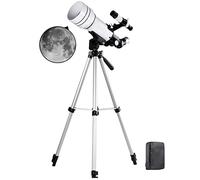 Télescope pour Adultes et Enfants, télescopes réfracteurs avec Ouverture de 70 mm, télescope de Voyage Portable avec trépied, Cadeaux d'astronomie pour Enfants et débutants en Astronomie Warm as