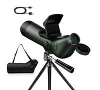Télescope pour adultes haute puissance, télescope électronique numérique intelligent avec caméra d'astrophotographie 4K, double écran spotter, sac de transport et carte 32 G