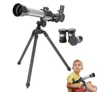 Télescope pour avec trépied - Ouverture de 60 mm en ABS, oculaires réfracteurs optiques | Parfait pour l'observation des étoiles, l'étude de la Lune, l'observation du Paysage, l'apprentissage
