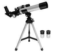 Télescope pour débutants en Astronomie avec trépied en Acier Robuste, télescope réfracteur astronomique AZ de 90 mm pour Adultes, Excellent Cadeau d'astronomie pour Les Enfants pour Explorer la