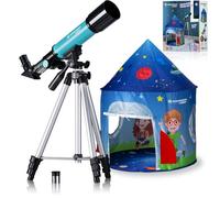 Télescope pour enfants - BRESSER JUNIOR - 50/360 - Grossissement 18x et 60x - Tente incluse