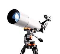 Télescope pour Enfants débutants Adultes, Ouverture de 80 mm, télescope de 500 mm pour Astronomie, lentille Prisme, télescope réfracteur astronomique avec trépied pour Observer Moo Warm as Ever