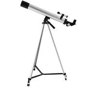 Télescope pour Enfants et Adultes, télescope réfracteur astronomique de 50 mm pour débutants, Accessoires de télescope, oculaire avec Un trépied pour Observer la Lune et la planète, pour
