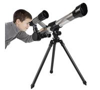 Télescope pour enfants - Réfracteur - Télescope spatial, trépied léger, zone d'astronomie portable - Télescope éducatif débutant pour enfants - Observation des étoiles de lune