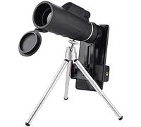 Télescope pour Enfants - Zoom Optique HD, réfracteur monoculaire, avec trépied de Table et Clip pour téléphone Universel