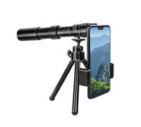 Télescope pour Smartphones, Vision Monoculaires Télescope Réfracteurs Design Portable Anti-dérapant Télescope Monoculaire Télescope pour l'observation des étoiles et l'observation des oiseaux
