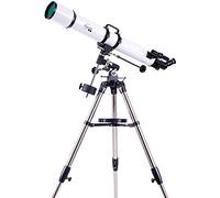 Télescope Pratique, réfracteur astronomique, télescope Pratique avec trépied, télescope Pratique Portable pour Enfants débutants, Miroir de Recherche 5 x 24, Collection de lumière 73
