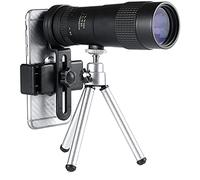 Télescope Professionnel 8-40X40 télescope monoculaire Compact Zoom rétractable étanche Bak4 HD Ed Verre avec trépied Pince de téléphone avec trépied