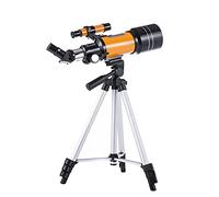 Télescope Professionnel pour Adultes, Ouverture de 70 mm, Longueur focale de 300 mm, télescopes réfracteurs Portables astronomiques pour Enfants et débutants, avec trépied réglable 2 oculaires,