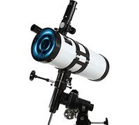 Télescope Professionnel, télescope d'astronomie pour Adultes, télescope à réflecteur astronomique livré avec Support avec oculaire de 20 mm/12,5 mm et Filtre Solaire Warm as Ever