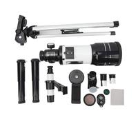 Télescope réfracteur à fort grossissement pour l'observation du ciel, oculaires interchangeables, optique de haute qualité avec lentille de