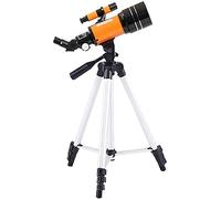 Télescope réfracteur astronomique d'ouverture de 70 mm, Bon Cadeau pour Observer la Lune et Le Paysage, télescope de Voyage Portable avec Sac à Dos, Support pour Smartphone (Paquet 1 A)