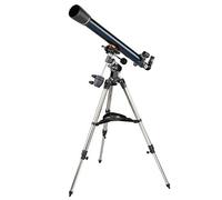 Télescope réfracteur Pratique, télescope de Voyage Portable réglable pour l'astronomie, Longueur focale 900 mm, revêtement Complet avec Monture équatoriale, trépied Vision