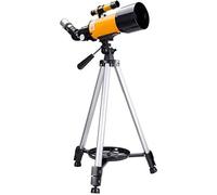 Télescope réfracteur, télescope pour Enfants et débutants, télescope astronomique d'ouverture de 70 mm, 400 mm, télescope de Voyage Portable pour Adulte avec Sac à Dos, Meilleur Cadeau pour Les