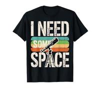 Télescope rétro avec Inscription « I Need Some Space » T-Shirt