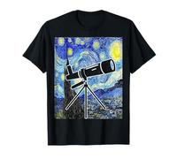 Télescope Spatial Nuit étoilée astronome Peinture astronome T-Shirt