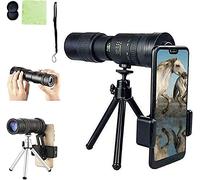 Télescope Super Téléobjectif Zoom Monoculaire Télescope Portable Extérieur, 4K 10-300X40Mm Haute Puissance HD Léger Télescope Objectif Focus Prism 30 * 30 avec Trépied Et Clip Q1 Little Surprise