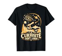 Télescope sur Colline sous la Lune T-Shirt