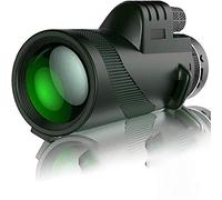 Télescope, Télescope Adultes, 12x50, Haute Puissance, étanche, Clair, avec trépied en Alliage d'aluminium, Peut être utilisé l'observation des Oiseaux, la randonnée et Le Camping Adultes.