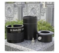 Télescope Télescope Barlow Miroir lentille 2 Pouces 2X Extender 1.25 Pouces Adaptateur Largeur Film Vert 5P9953