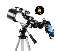 Télescope, télescope Professionnel réfracteur - télescopes à Longueur focale de 700 mm pour l'astronomie des Adultes, avec trépied en Acier Robuste Warm as Ever