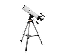 Télescope, télescope réfracteur astronomique à Monture AZ pour Enfants débutants - Télescope de Voyage avec Sac de Transport, télescope Professionnel monoculaire avec 2 oculaires, adapté aux Adultes