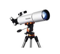 Télescope, télescope réfracteur astronomique pour Adultes et Enfants débutants, réfracteur d'astronomie avec trépied à Hauteur réglable, télescope de Voyage Portable Compact Warm as Ever