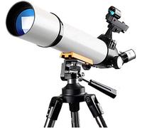 télescope Télescope Télescopes pour Adultes Télescope Réfracteur Astronomique avec Trépied pour Adultes Débutants pour Observer la Lune et Le Paysage Warm as Ever