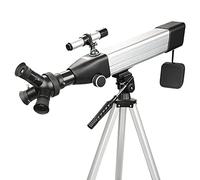 Télescope, télescopes pour Adultes, Ouverture de 60 mm, Monture AZ de 500 mm, télescope pour Enfants débutants, Optique entièrement Multicouche, télescope réfracteur d'astronomie Warm as Ever