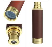 Télescope vintage, grossissement clair avec optique réglable, monoculaire portable et pliable pour enfants, longue-vue en laiton idéale pour les