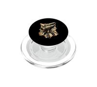 Télescope Vintage sur Une Vieille Carte - Explorez Le Cosmos PopSockets PopGrip pour MagSafe