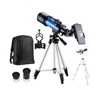 Télescope WolFum, télescope réfracteur astronomique d'ouverture de 70 mm pour Enfants débutants, télescope de Voyage avec Sac de Transport, Adaptateur de téléphone pour Explorer l'espace