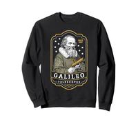 Télescopes Galileo Galilei Drôle Astronomie Vintage Science Sweatshirt