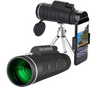 Télescopes monoculaires pour Adultes, télescope monoculaire HD Haute Puissance 40x60 avec Support et trépied, télescopes étanches pour l'observation des Oiseaux/Chasse/Camping/Voyage/randonnée