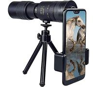 Télescopes monoculaires, Zoom Super téléobjectif 4K 10-300X40mm, monoculaire antibuée