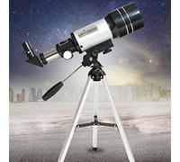 Télescopes pour débutants et Enfants, télescope d'astronomie 300/70 mm, télescope Portable avec trépied réglable, pour Adultes, Enfants et Adolescents Warm as Ever
