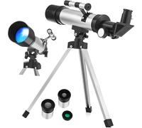 Télescopes pour débutants pour l'observation astronomique avec réfraction Télescope spatial portable avec trépied