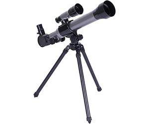 Télescopes pour l'astronomie Télescope 20X 30X 40X pour Enfants débutants avec trépied réglable Lentille de Barlow 3X et Filtre Lunaire, télescope réfracteur HD Vision