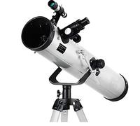 Télescopes pour l'astronomie, télescope pour enfants et débutants, télescope à réflexion de calibre 125 mm, télescope avec trépied réglable et détecteur 5 x 24 (couleur : colis 2) WOWCSXWC