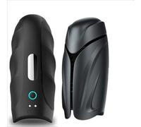 Telescopic electrique appareil de Massage Pour Homme Cup Masturb?teur Va et Vient Vibrat suceur Masturbation Sexes Toyes OH77