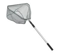 Telescopic Fishing Net - Aluminium Alloy 42 x 24 cm Foldable Triangle Landing | Pole xtendable, filet de pêche léger pour pêche au saut et au saut | Filet de pêche pour kayak/bateau