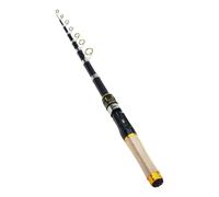 Telescopic Fishing Rod, Freshwater Saltwater Pole, 14.96 inches Smooth Casting Action, Sturdy Build, Lightweight Portable Design for River, Lake, Bank, Boat, Kayak, Pier, Travel Anglers