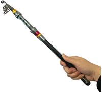 Telescopic Fishing Rod - Mini Carbon Fishing Rod Long Range Sea Fishing Rod Not Easy To Break Easy To Carry Suitable For Rivers Lakes And Oceans (Grey-1.8m)